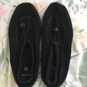 Black aqua shoes